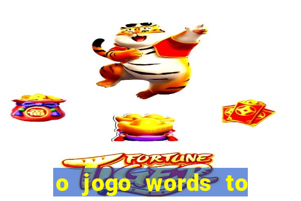 o jogo words to win paga mesmo